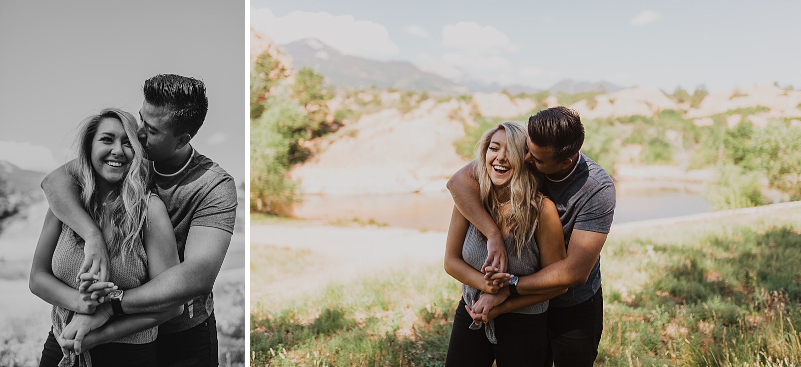 Laid back Colorado Springs engagement photos by Caitlyn Cloud Photography