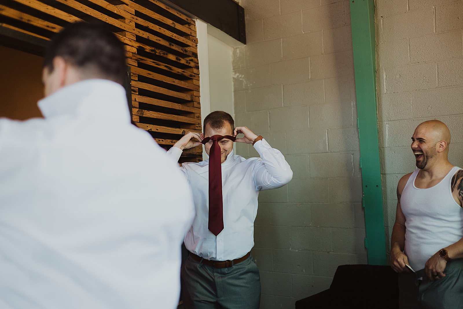 Groom Getting Ready from Kansas City Wedding at The Guild Photographed by Caitlyn Cloud Photography