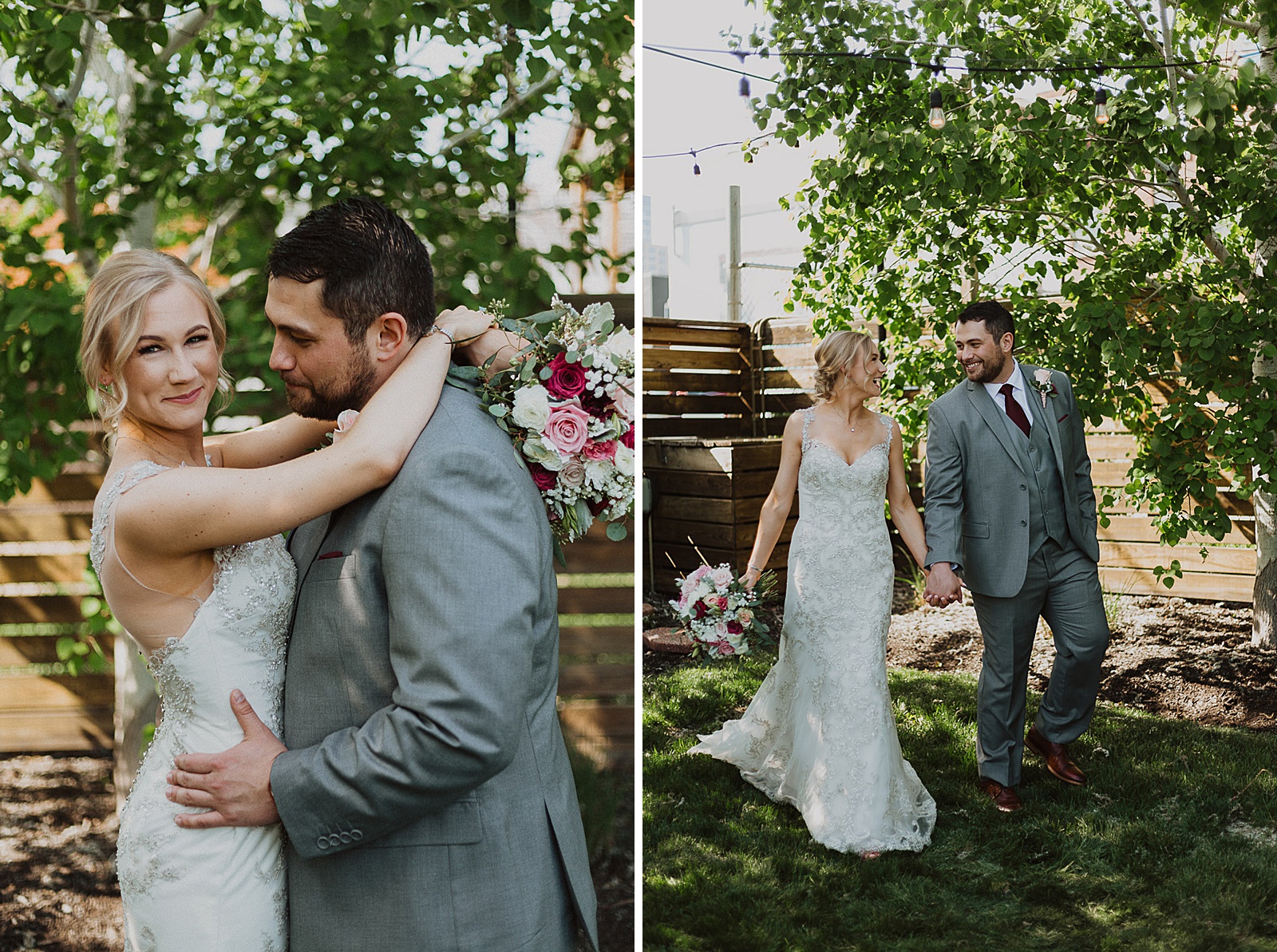 Bride and groom first look from Kansas City Wedding at The Guild Photographed by Caitlyn Cloud Photography