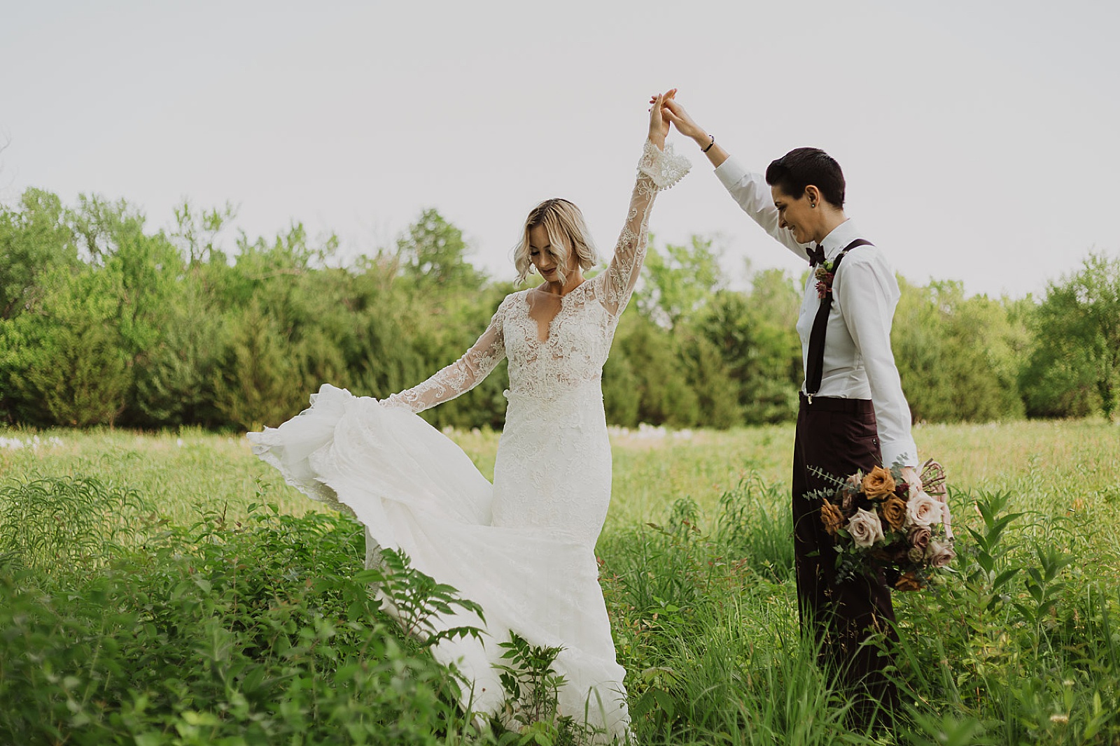 Newlywed Portraits Styled Elopement captured by Caitlyn Cloud Photography