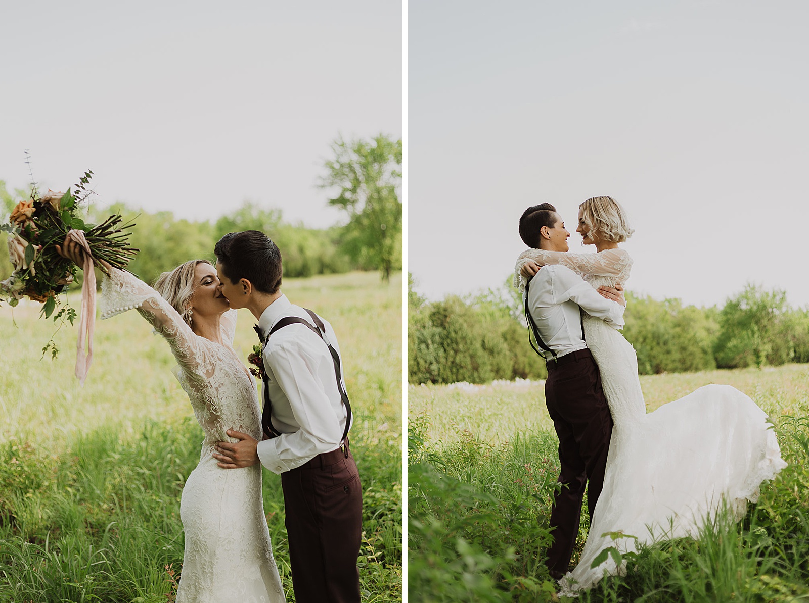 Newlywed Portraits Boho Styled Elopement captured by Caitlyn Cloud Photography