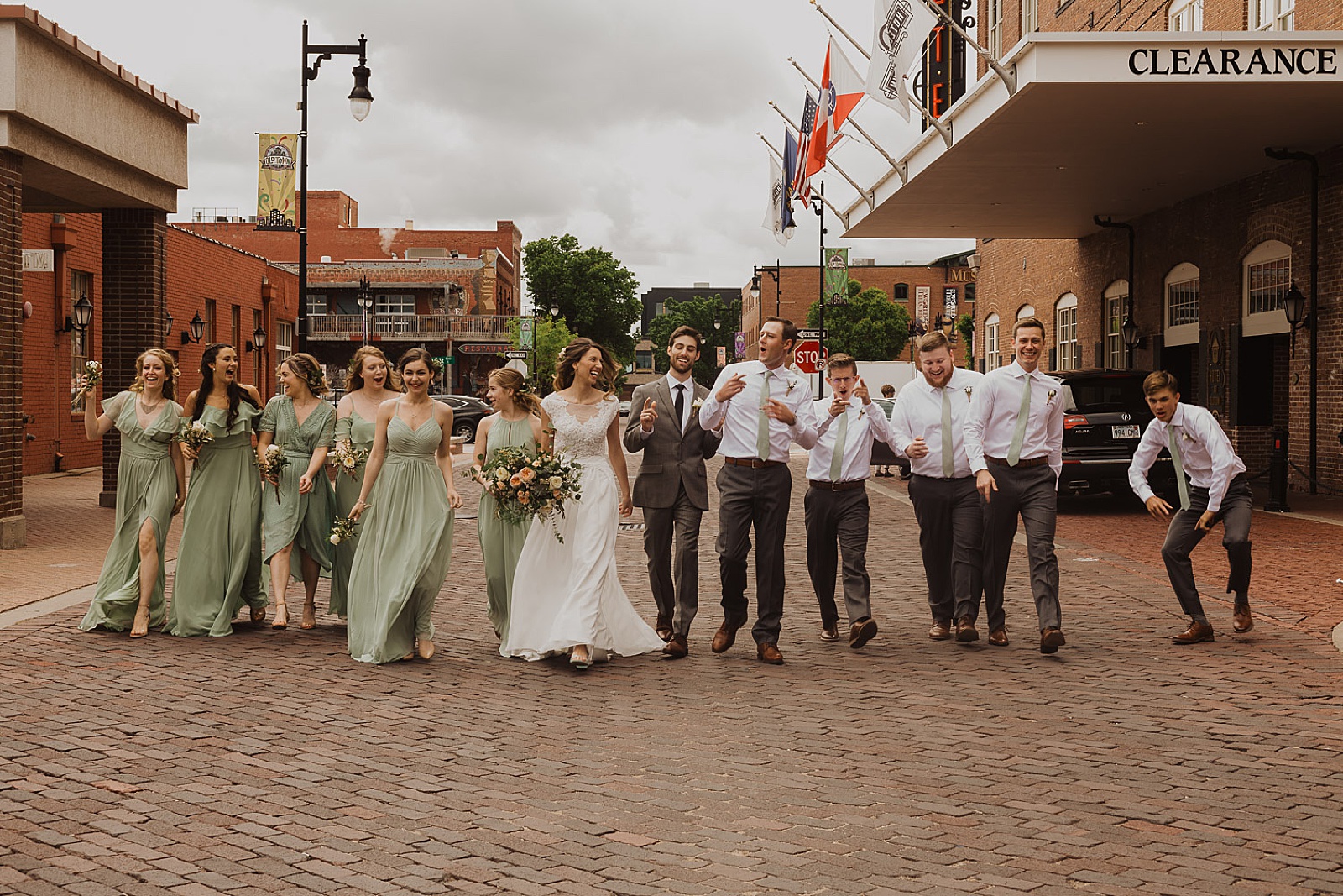 Downtown Wichita Wedding captured by Kansas City Wedding Photographer, Caitlyn Cloud Photography