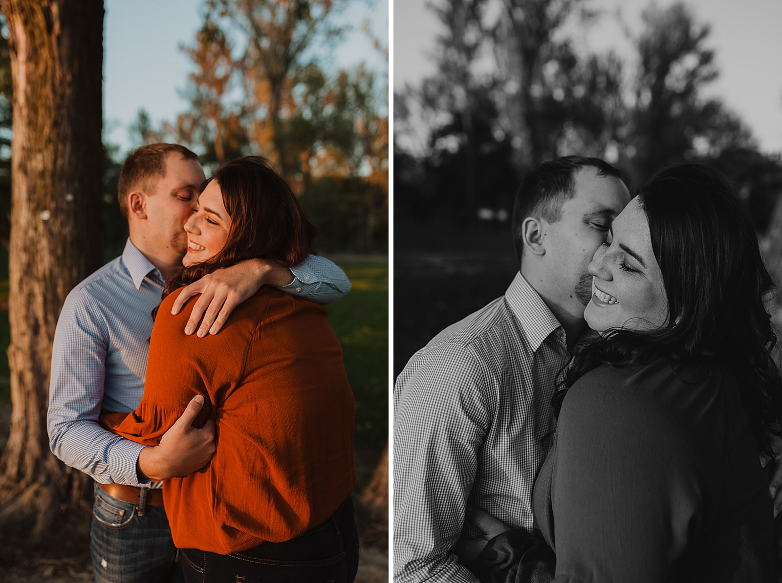 Downtown Kansas City Engagement Photography by Caitlyn Cloud 
