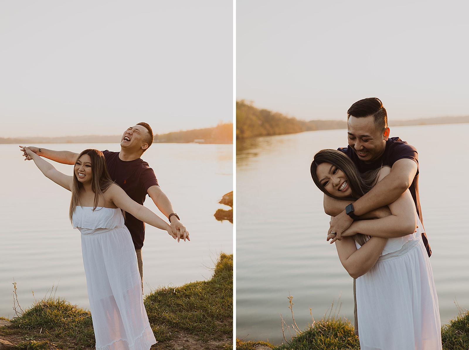 Picnic Engagement photos in Kansas City by Caitlyn Cloud Photography