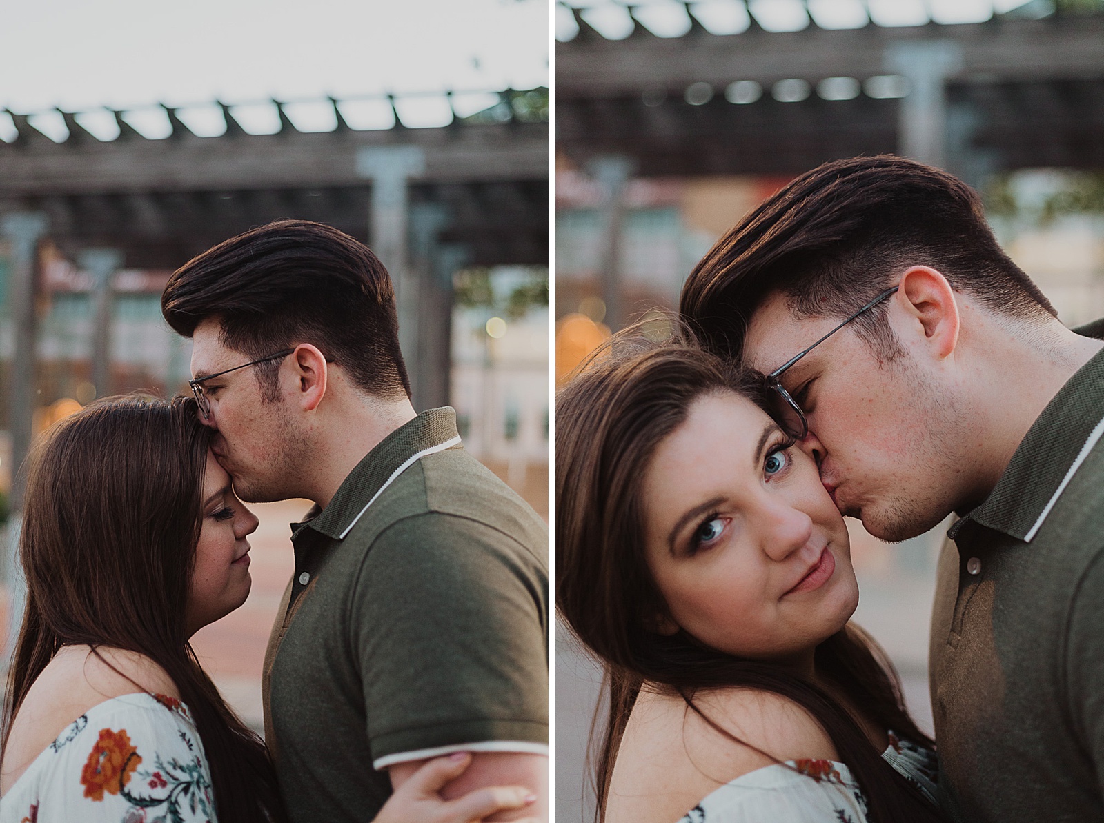 Downtown Kansas City Engagement Photos at River Market by Caitlyn Cloud Photography