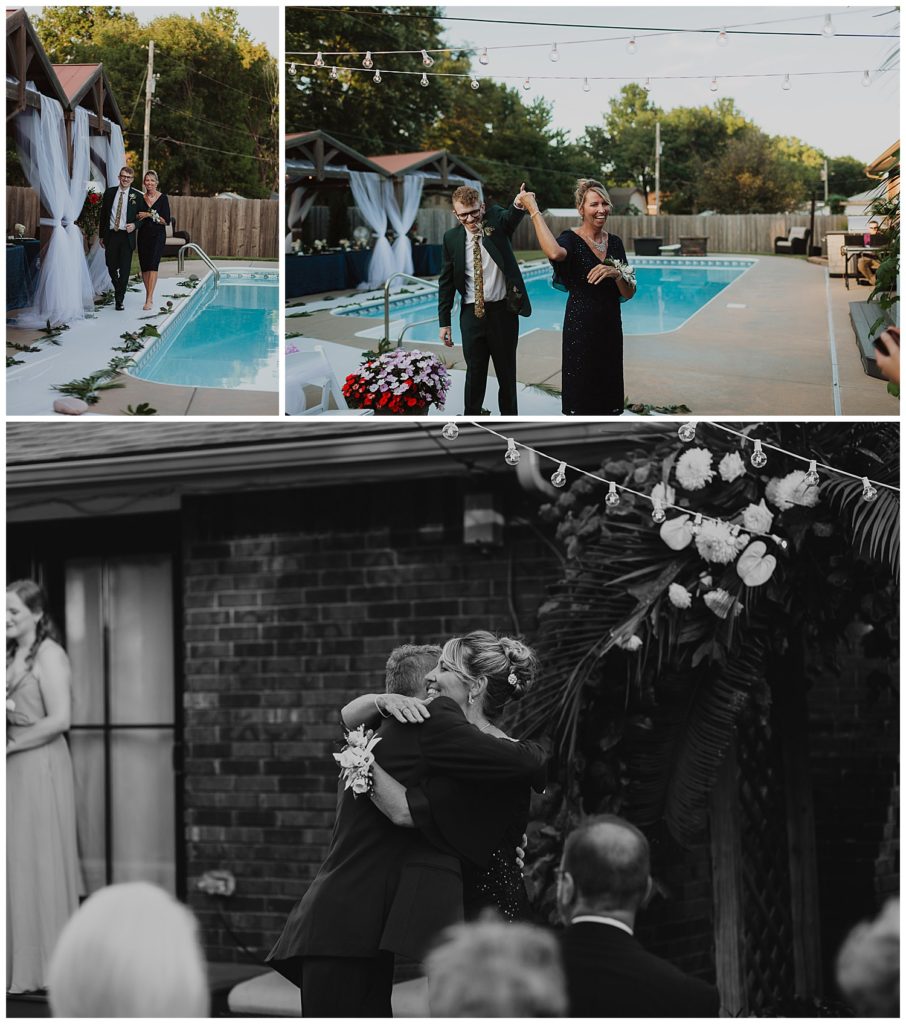 Backyard wedding in Wichita