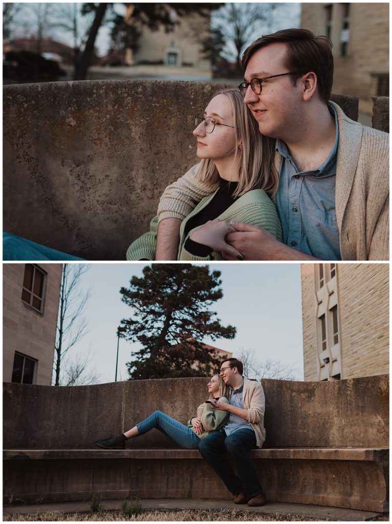 Kansas University Engagement Photos
