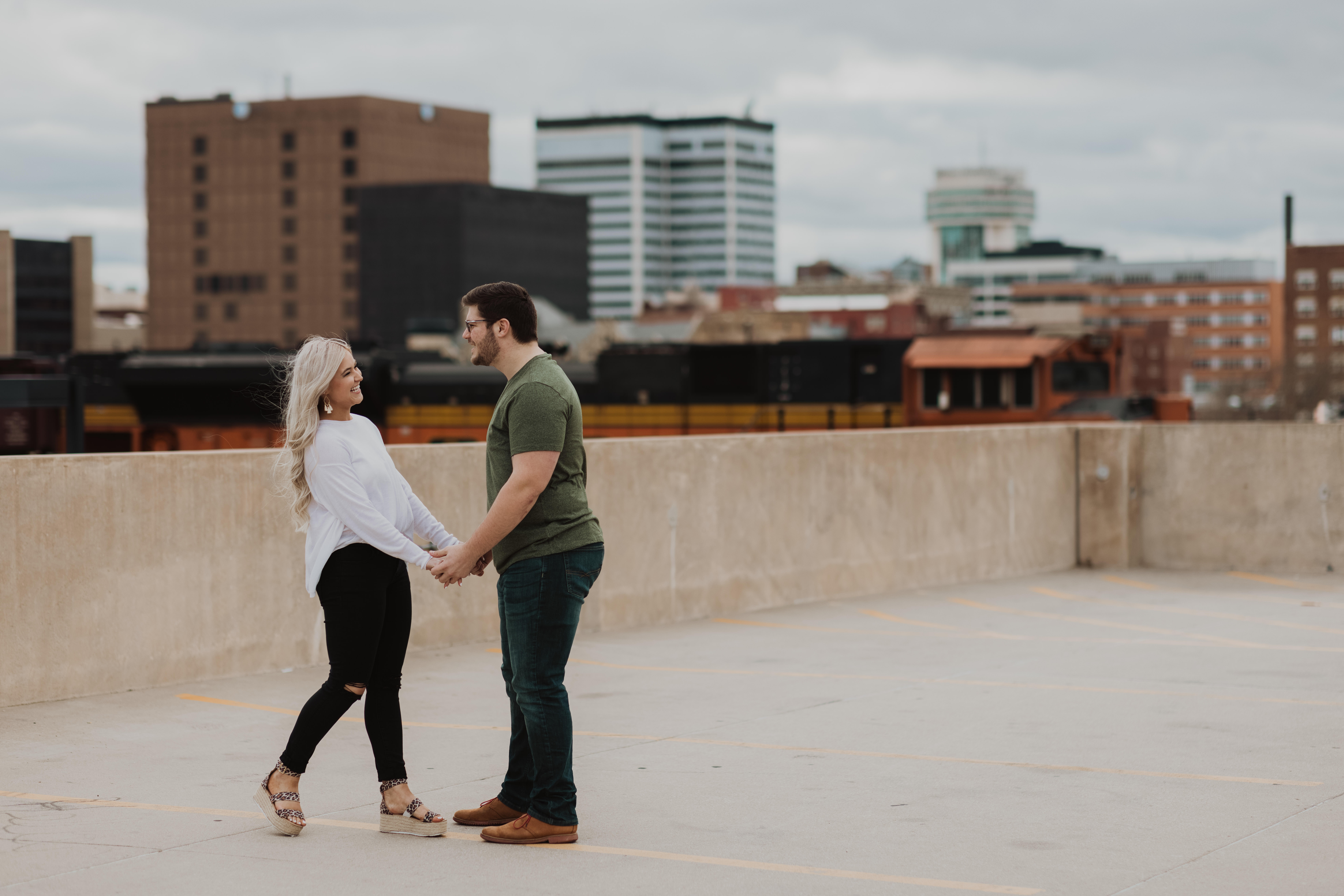 Downtown Wichita Engagement session