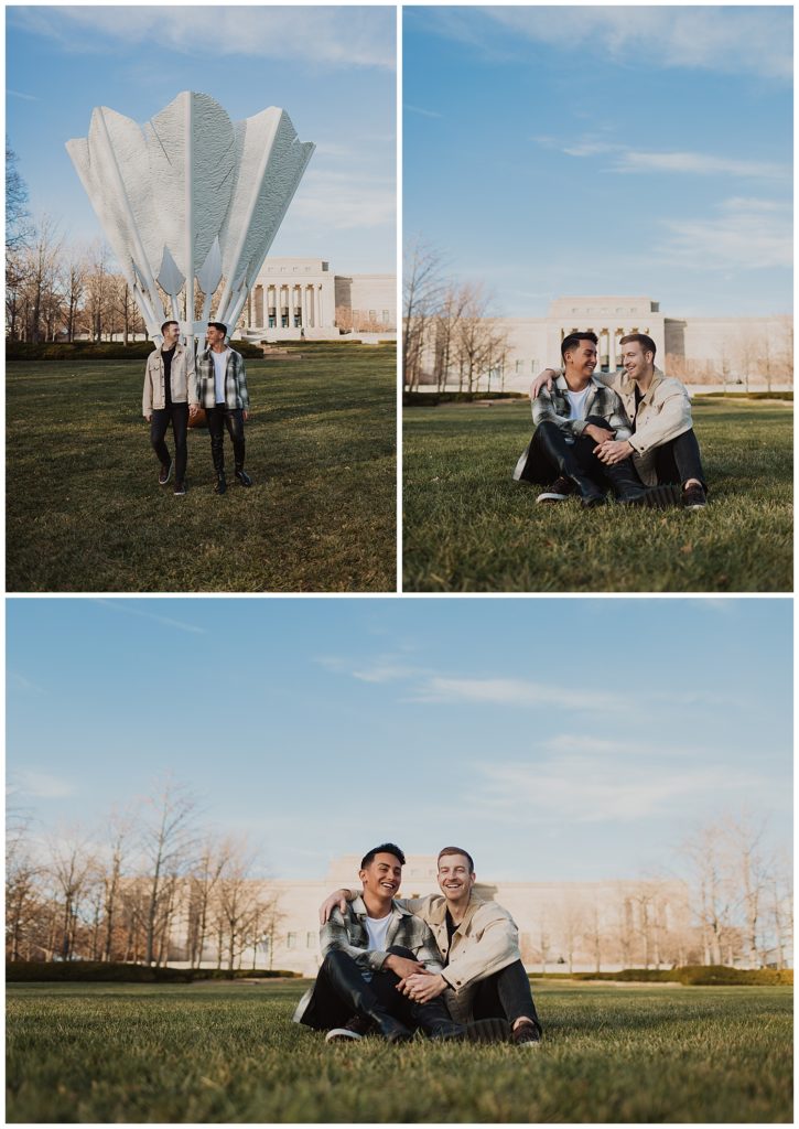 Nelson Atkins couples photos_LGBTQ couple