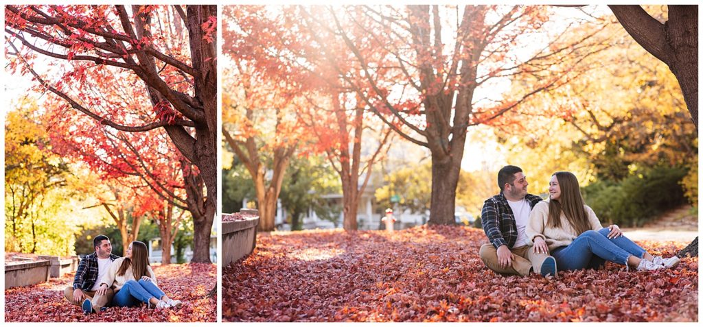 Fall photos at College Hill in Wichita Kansas
