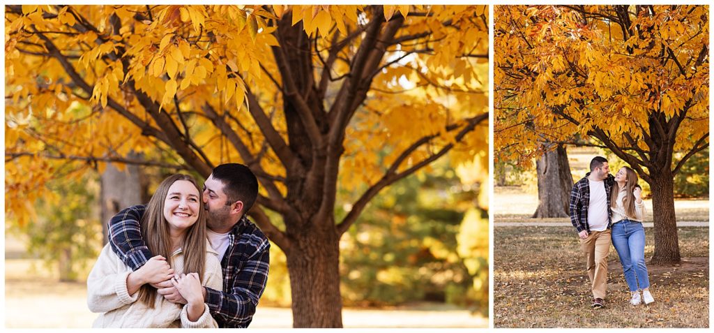 Fall photos at College Hill in Wichita Kansas