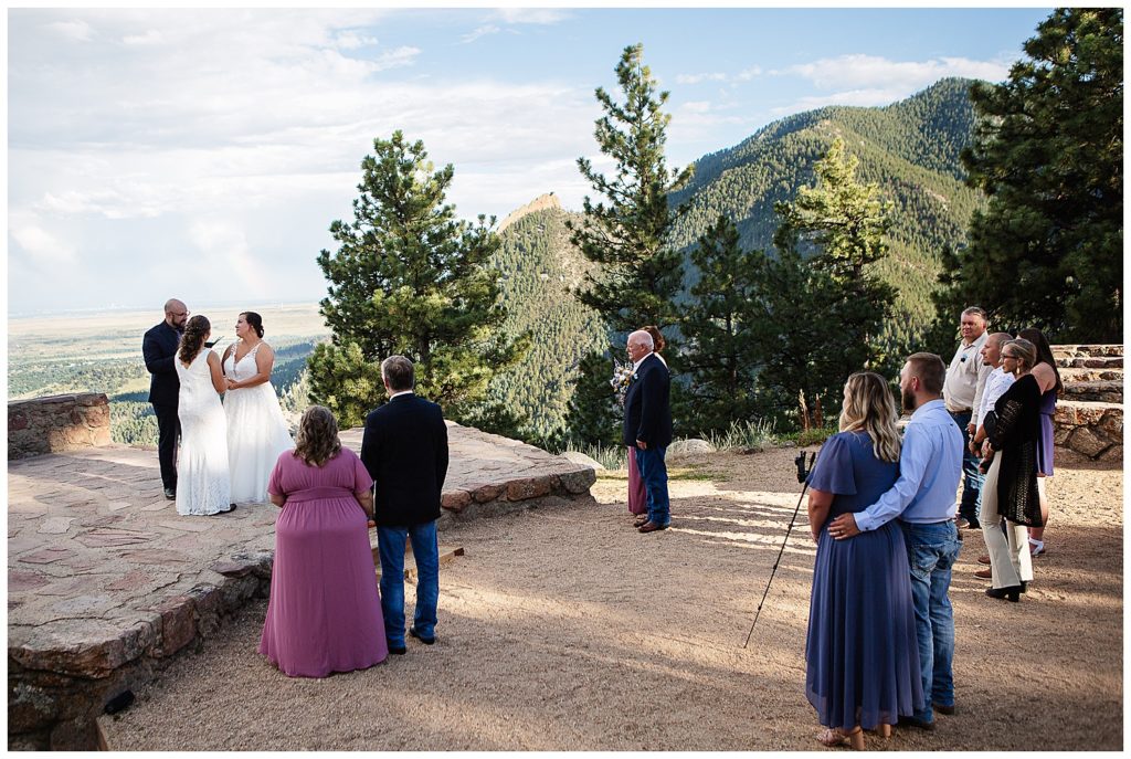 LGBTQ elopement ceremony in the mountains of Colorado
