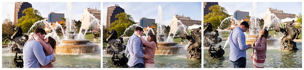 Surprise Proposal on the Plaza in Kansas City