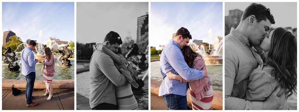 Surprise Proposal on the Plaza in Kansas City